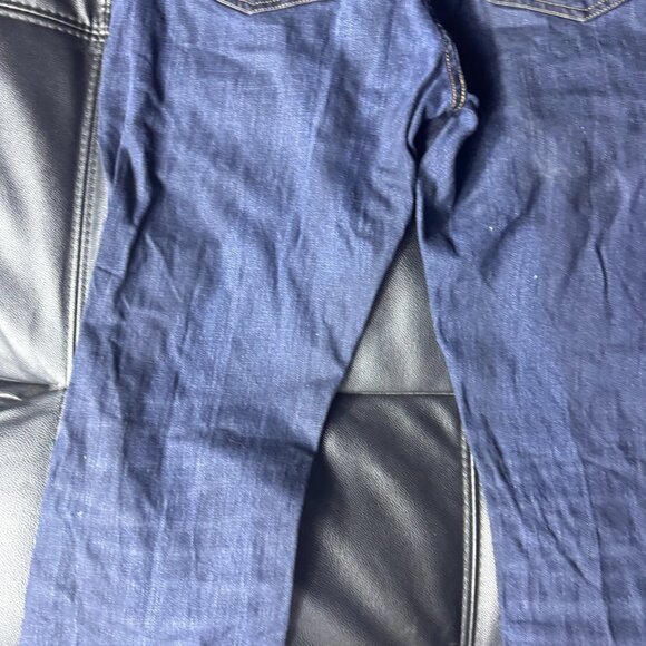 Wrangler Retro Men's Slim Fit Straight Leg Cowboy Western Jeans Blue Denim 33x34 - Picture 7 of 16